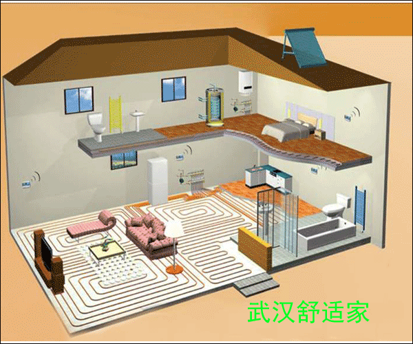 武漢舒適家地暖安裝效果圖