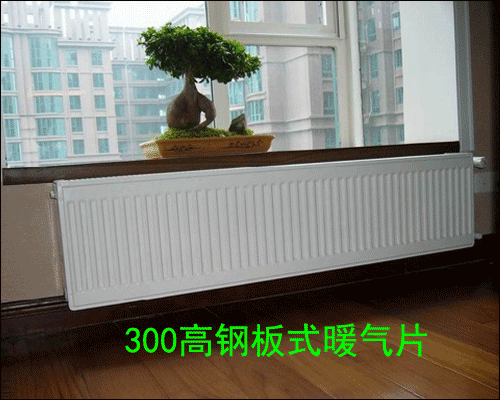 300高鋼制板式散熱器