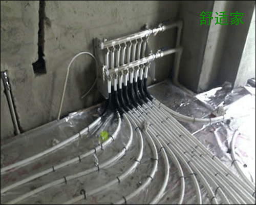 地暖安裝示意圖