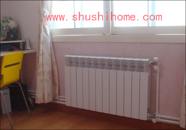 高壓鑄鋁暖氣片明裝圖