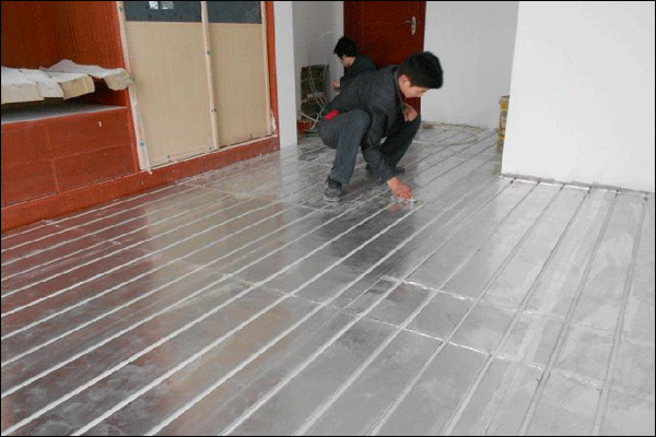 武漢干式地暖安裝效果圖