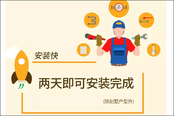 明裝暖氣片時間短