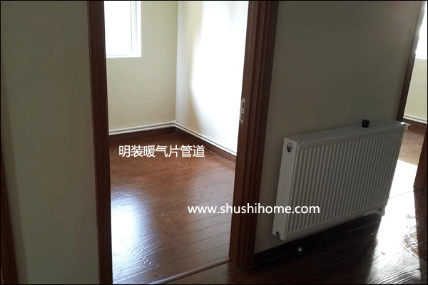 明裝暖氣片安裝效果圖