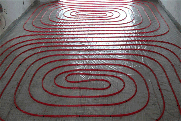 水地暖安裝效果圖