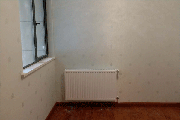 鋼板式暖氣片安裝效果圖