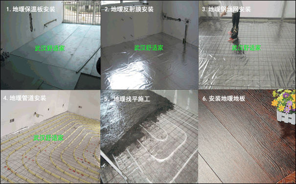 地暖安裝步驟示意圖