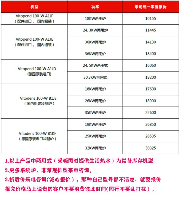 菲斯曼壁掛爐價(jià)格